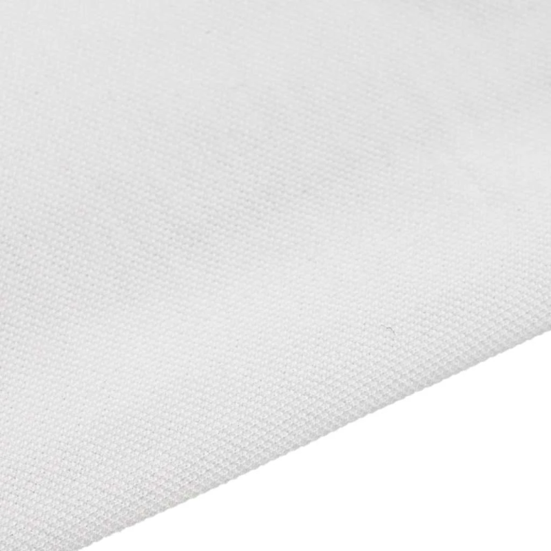 vidaXL Notekas caurule Balts 16 x 1000 cm audums