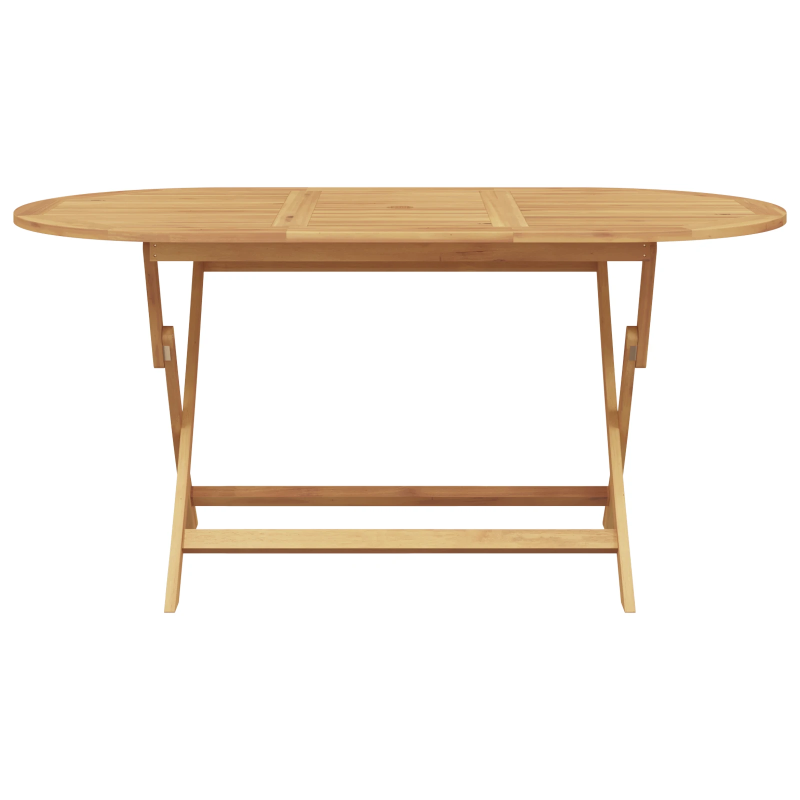 vidaXL Dārza ēdamgalds 5 pcs Brūna Ciets tekša koks