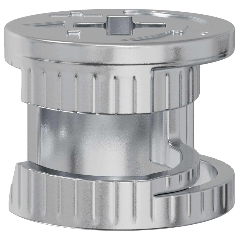 vidaXL Kameru bloķēšanas uzgriežņi 2 pcs Sudraba 15 x 11,5 mm Tērauds