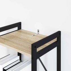 vidaXL Pretapļu turētājs Vienkrāsains 1268 pcs Sudraba Dzelzs