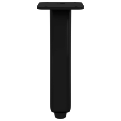 vidaXL Statīva Kājas 2 pcs Melna 40 x 40 x 100 mm Dzelzs