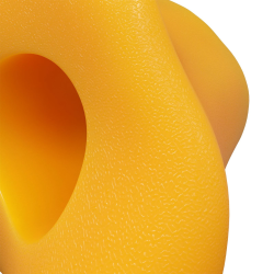 vidaXL Kāpšanas turētājs 2 pcs Dzeltena 100 x 67 x 43 mm PP