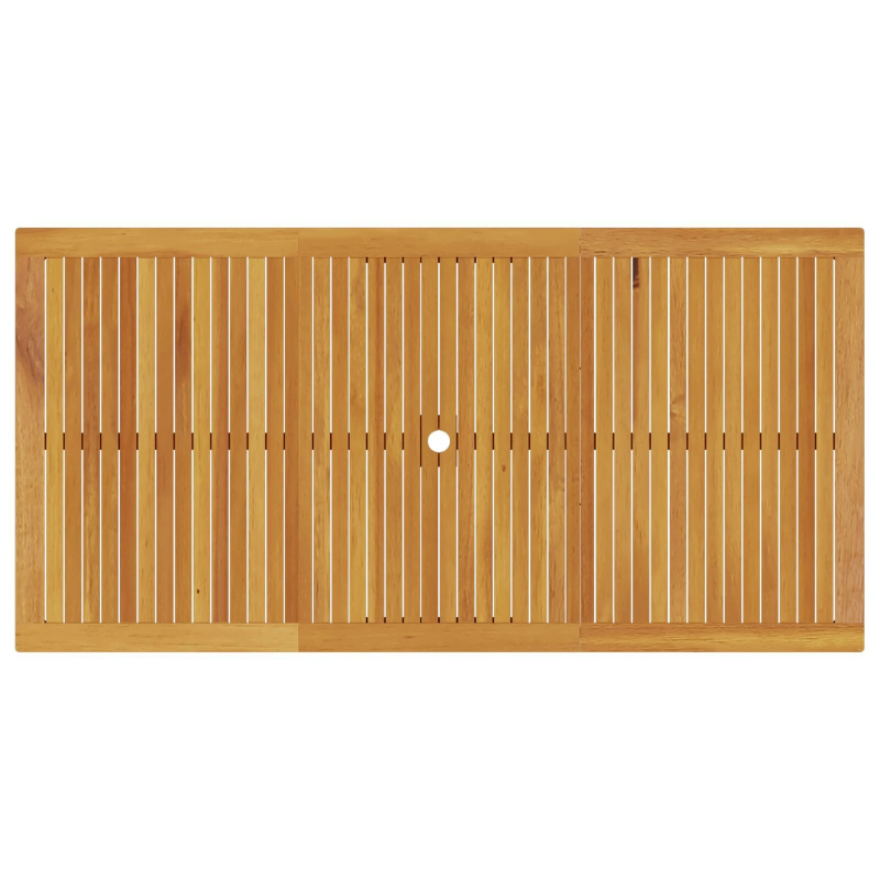 vidaXL Dārza ēdamgalds 7 pcs Brūna Cietā akācijas koks