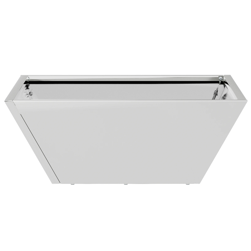 vidaXL Dārza stādītājs 5 pcs Sudraba 40 x 40 x 15 cm