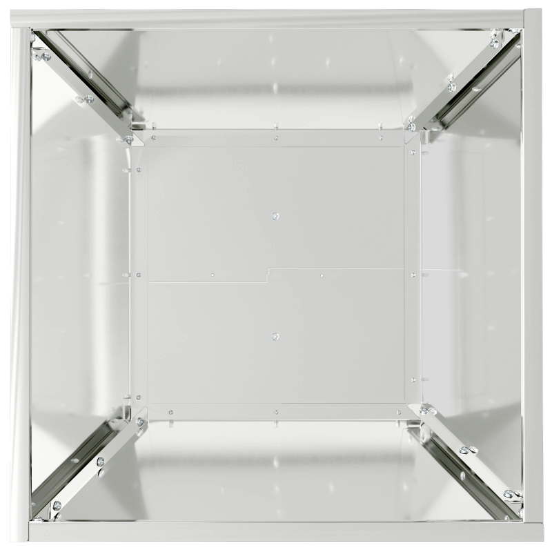 vidaXL Dārza stādītājs Sudraba 40 x 40 x 15 cm Cinkots tērauds