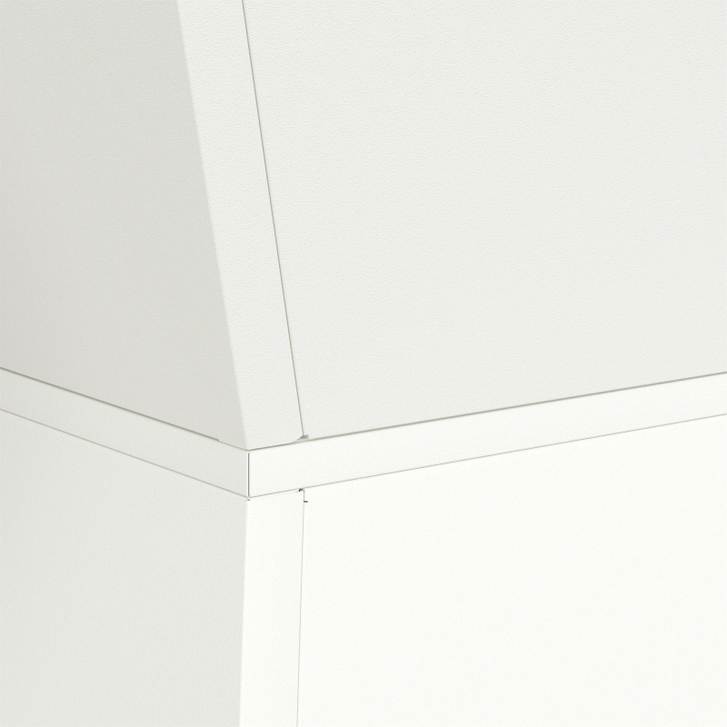 vidaXL Pillāra pods Balts 35 x 35 x 73 cm