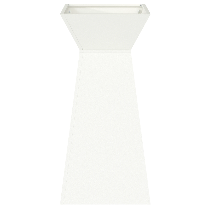 vidaXL Pillāra pods 2 pcs Balts 35 x 35 x 73 cm