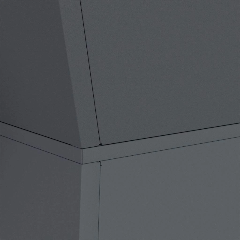 vidaXL Pillāra pods 2 pcs Antracīts 35 x 35 x 73 cm