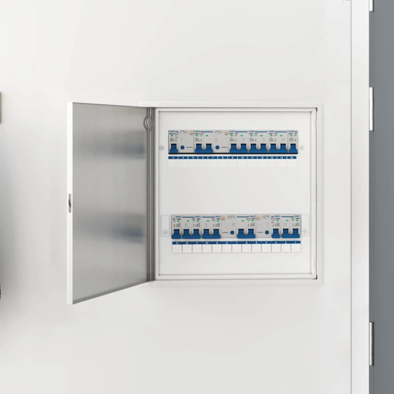 vidaXL Pieejas panelis Balts 63 x 33 x 3 cm Tērauds