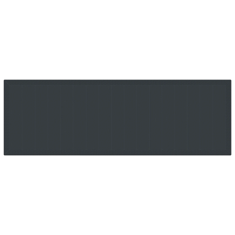 vidaXL Dārza ēdamkomplekts ar spilveniem ar spilvenu 11 pcs Antracīts