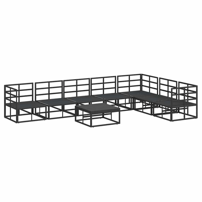 vidaXL Dārza dīvānu komplekts ar spilvenu 8 pcs