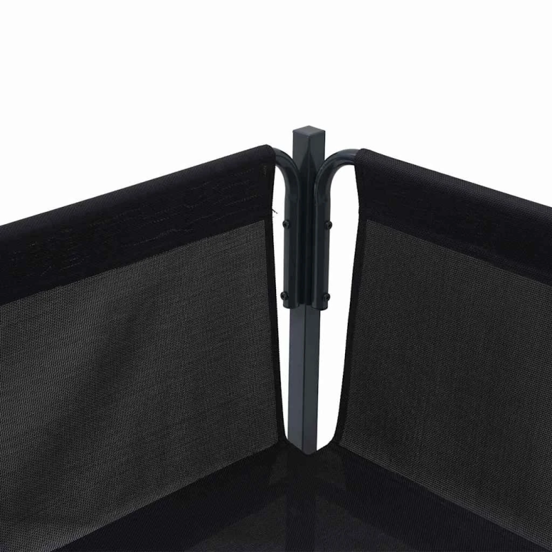 vidaXL Dārza dīvānu komplekts ar spilvenu Antracīta Tērauds