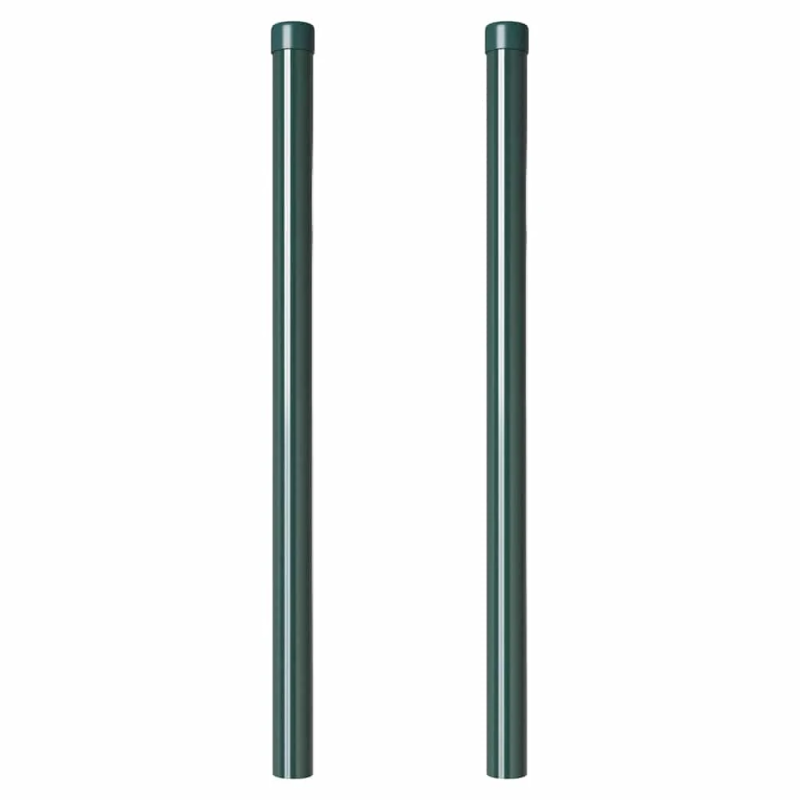 vidaXL Žoga āķis 2 pcs Zaļa 90 cm Pulverkrāsots tērauds
