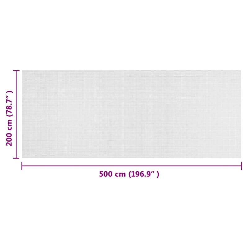 vidaXL Kukaiņu tīkls Balts 2 x 5 m Polietilēns