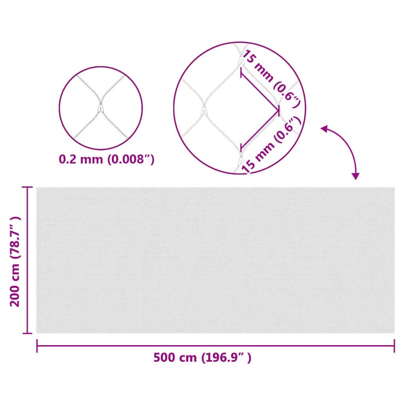 vidaXL Putnu aizsardzības tīkls Zaļa 2 x 5 m Polietilēns