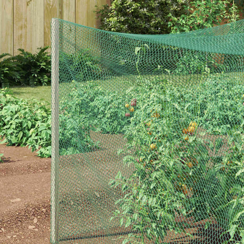 vidaXL Putnu aizsardzības tīkls Zaļa 2 x 10 m Polietilēns