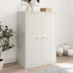 vidaXL Kabineta rokturi 2 pcs Balts 85 x 45 mm Metāla