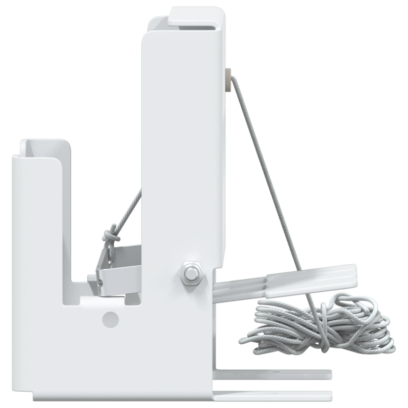 vidaXL Biatlona nokrišanas mērķis Balts 18 x 14,5 x 16 cm Tērauds