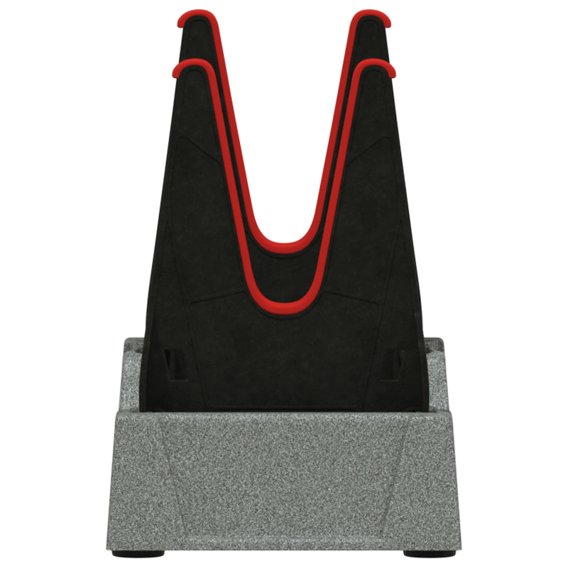 vidaXL Šaušanas balsts Regulējams Pelēka 46 x 14 x 19,5 cm Plastmasa