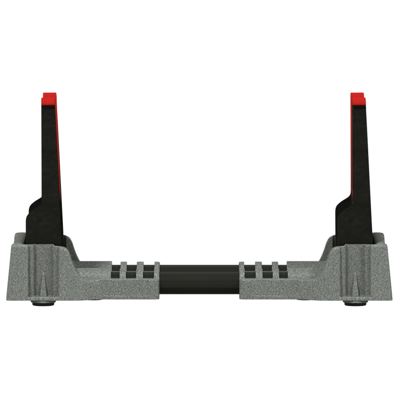 vidaXL Šaušanas balsts Regulējams Pelēka 46 x 14 x 19,5 cm Plastmasa