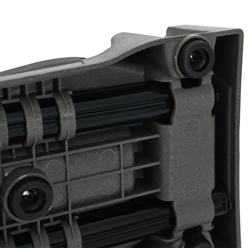 vidaXL Šaušanas balsts Regulējams Pelēka 46 x 14 x 19,5 cm Plastmasa