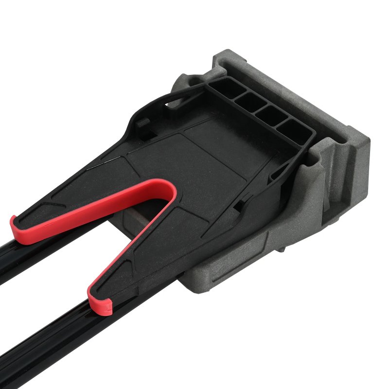 vidaXL Šaušanas balsts Regulējams Pelēka 46 x 14 x 19,5 cm Plastmasa