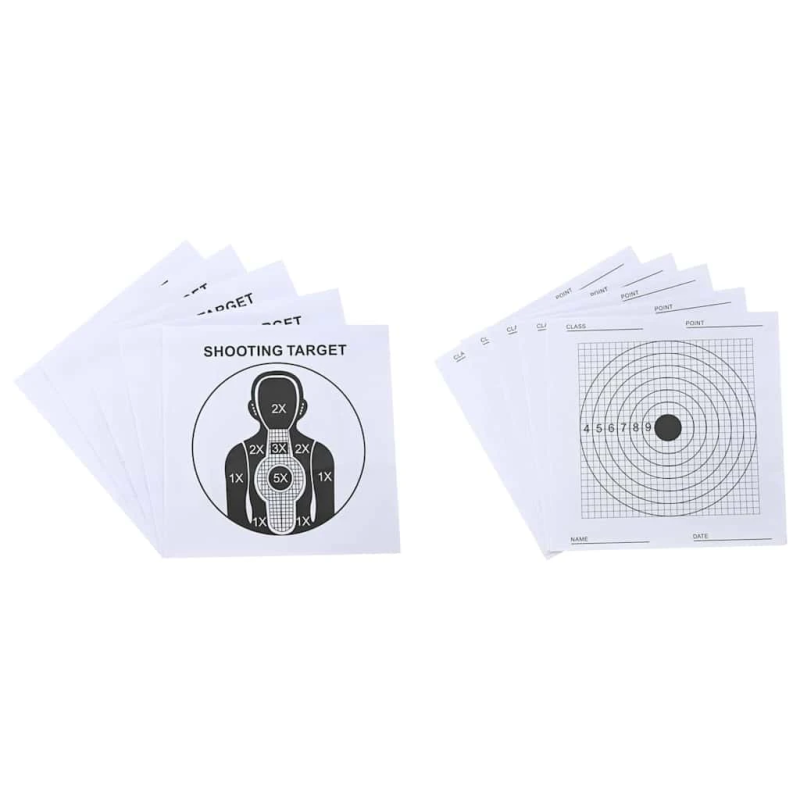 vidaXL Airsoft mērķis Melna 19 x 26 x 25 cm Plastmasa