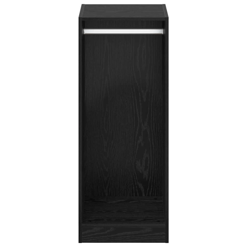 vidaXL Skapis ar plauktu Melns ozolkoks 41 x 48 x 102 cm