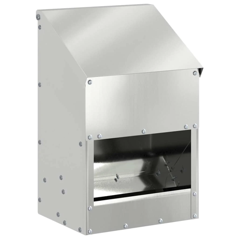 vidaXL Vistas barotava Sudraba 21 x 16 x 33 cm Cinkots tērauds