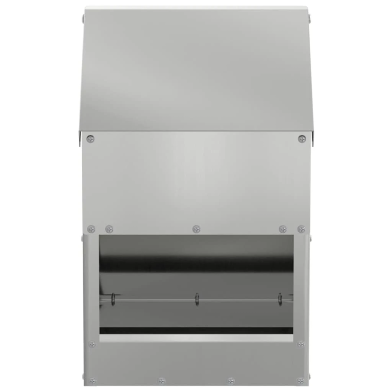 vidaXL Vistas barotava Sudraba 21 x 16 x 33 cm Cinkots tērauds