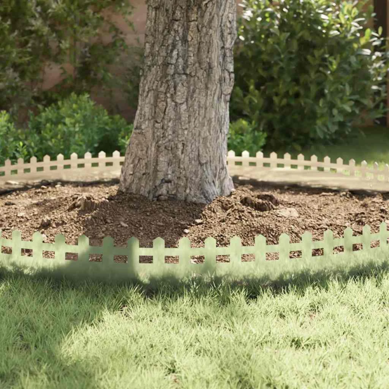 vidaXL Zāliena apmales 30 pcs Sudraba 103 x 0,05 x 22 cm