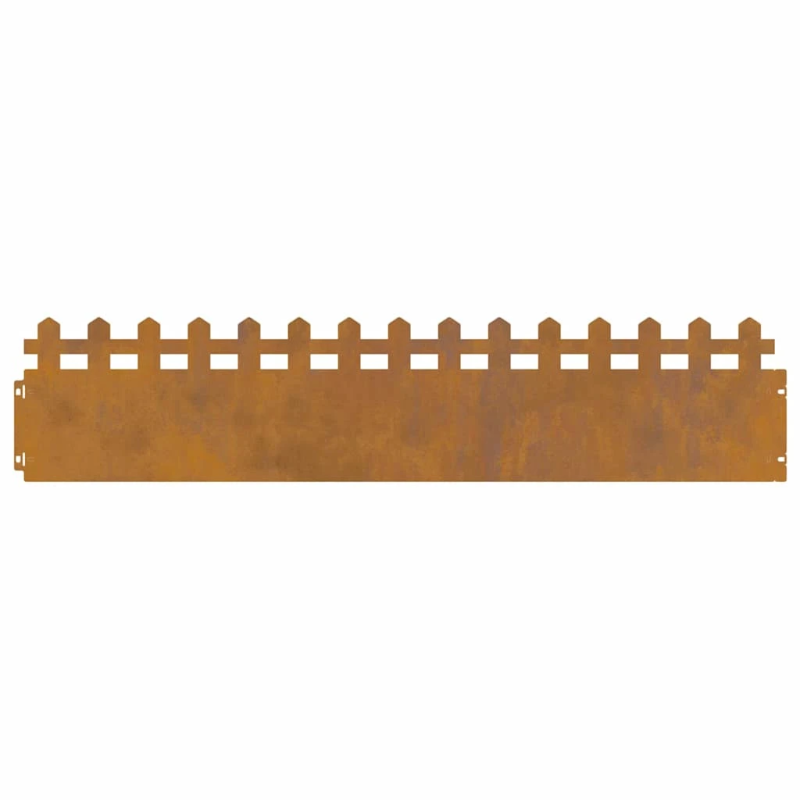 vidaXL Zāliena apmales 20 pcs Rūsa 103 x 0,05 x 22 cm