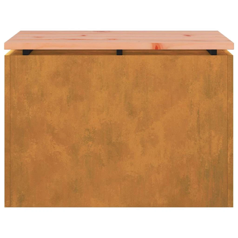 vidaXL Dārza sols Rūsa 60 x 40 x 43 cm Novecināts tērauds