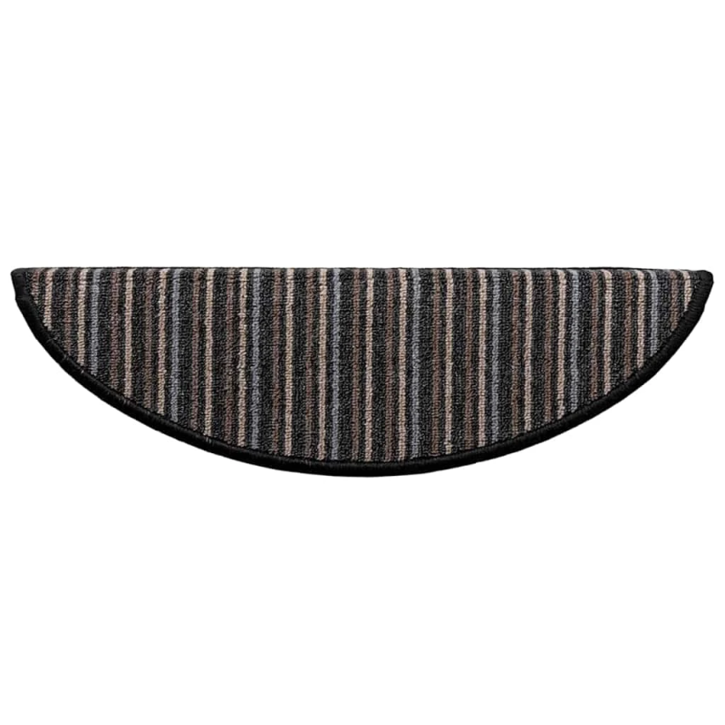 vidaXL Pašlīmējoši paklāji kāpnēm 15 pcs Antracīts 56 x 17 x 3 cm