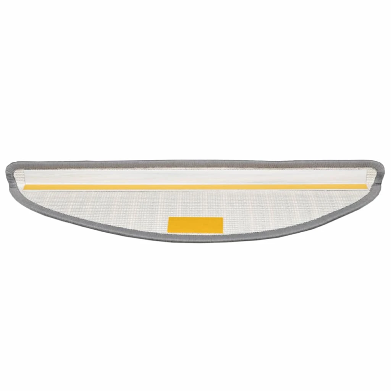 vidaXL Pašlīmējoši paklāji kāpnēm 15 pcs Pelēka 56 x 17 x 3 cm
