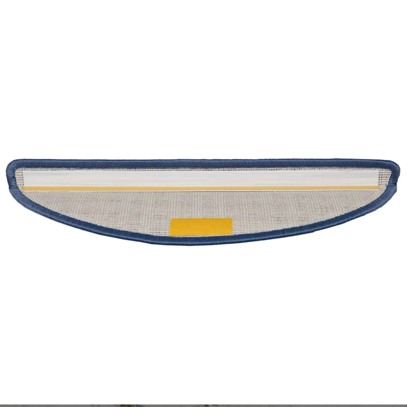 vidaXL Pašlīmējoši paklāji kāpnēm 15 pcs Zila 56 x 17 x 3 cm