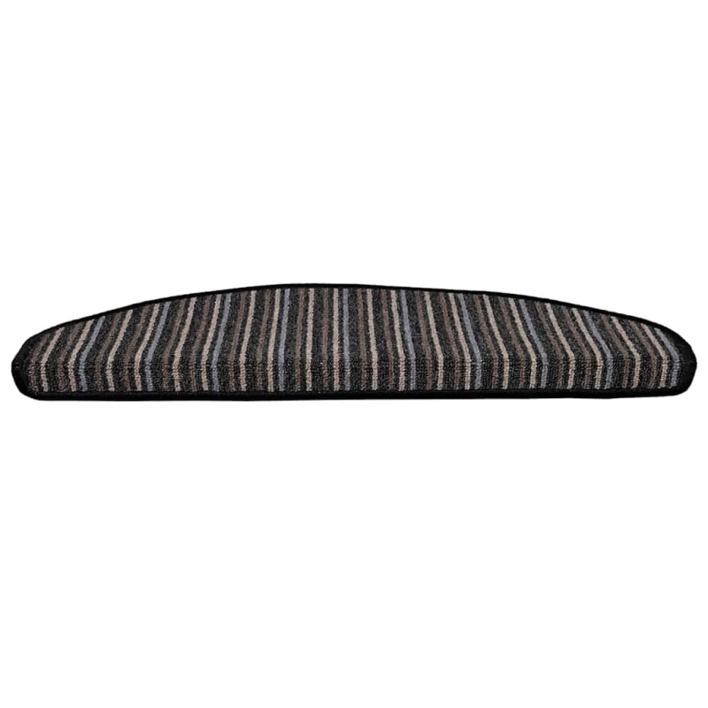 vidaXL Pašlīmējoši paklāji kāpnēm 15 pcs Antracīts 65 x 21 x 4 cm