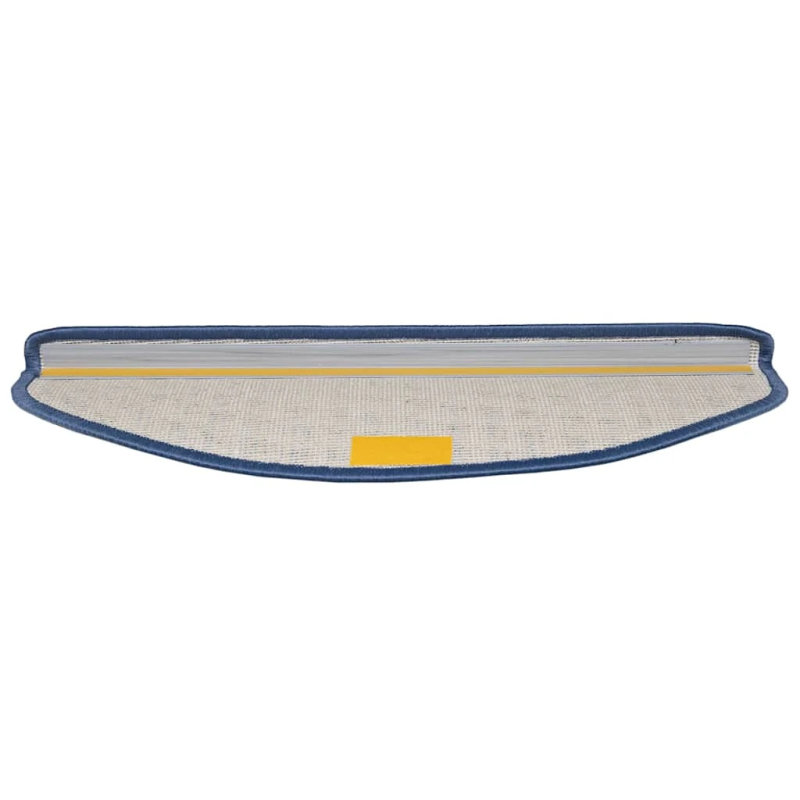 vidaXL Pašlīmējoši paklāji kāpnēm 15 pcs Zila 65 x 21 x 4 cm