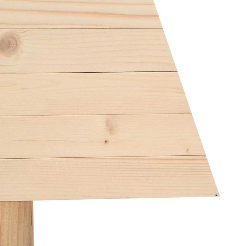 vidaXL Ziemassvētku koki ar statīvu Dabiska 60 cm Priedes masīvkoks