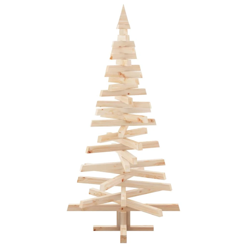 vidaXL Ziemassvētku koki ar statīvu Dabiska 150 cm Priedes masīvkoks