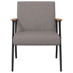 vidaXL atpūtas krēsls Pelēkbrūna 59 x 75 x 78 cm audums