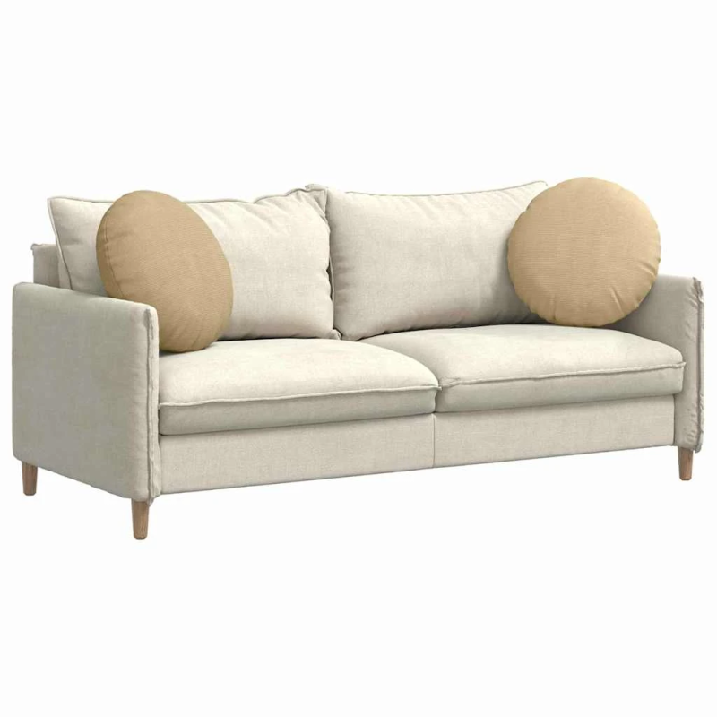 vidaXL Sēdvietas spilventiņi 2 pcs Pelēki zaļa DIA 50 cm