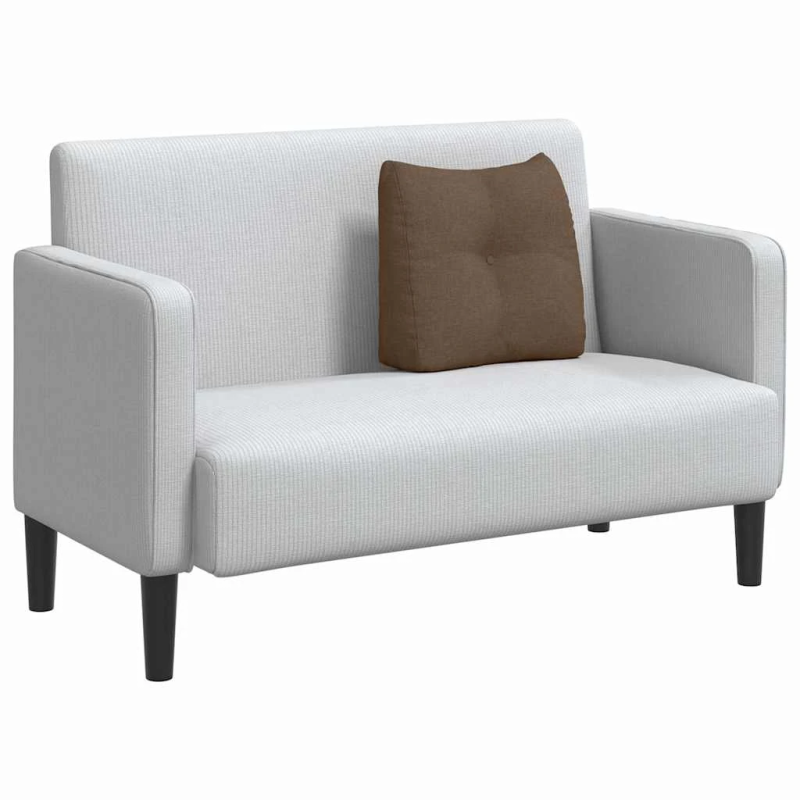 vidaXL Atpakaļ spilvens Brūna 45 x 24 x 50 cm audums