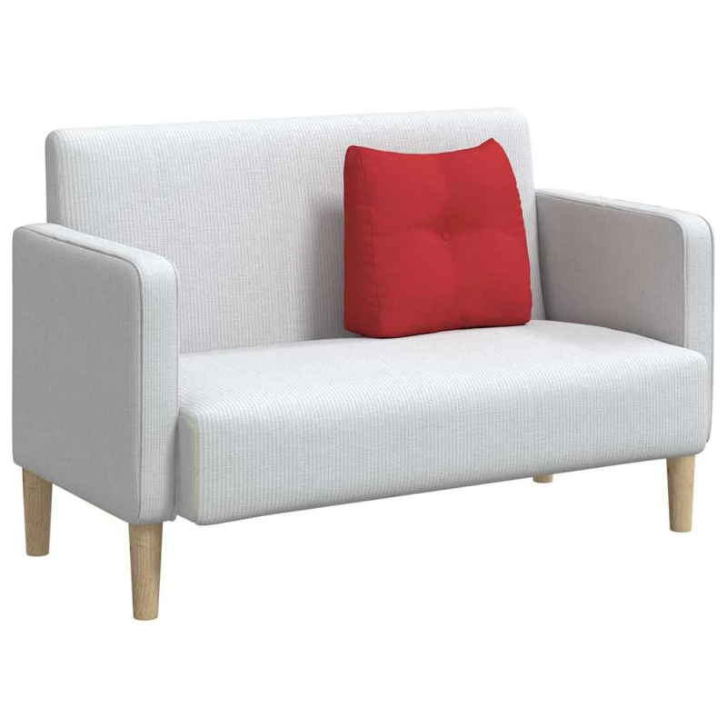 vidaXL Atpakaļ spilvens Sarkana 45 x 24 x 50 cm audums