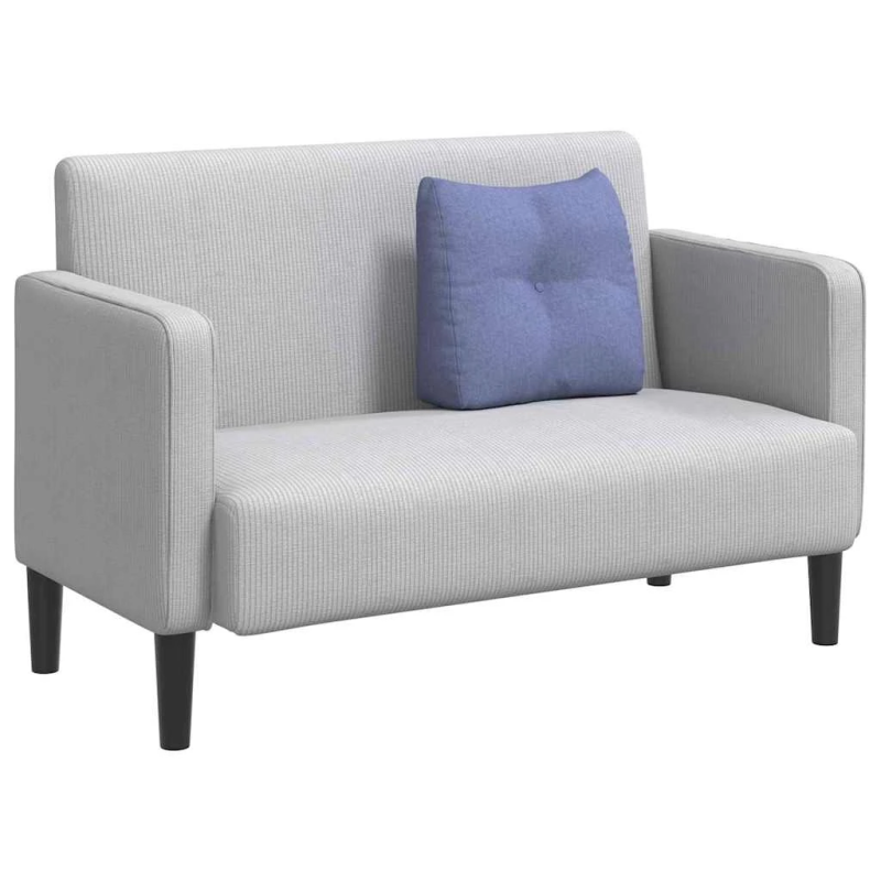 vidaXL Atpakaļ spilvens Džinsu zils 45 x 24 x 50 cm audums