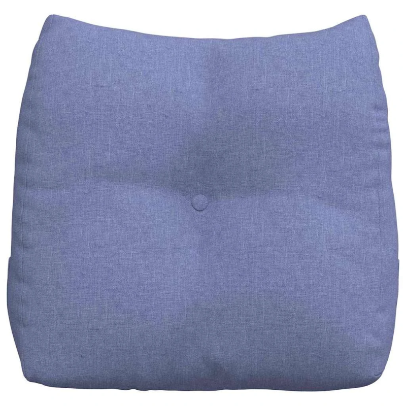 vidaXL Atpakaļ spilvens Džinsu zils 45 x 24 x 50 cm audums