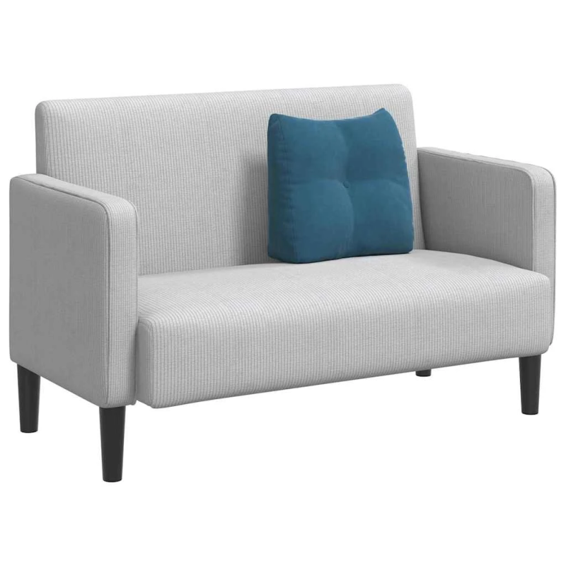 vidaXL Atpakaļ spilvens Zila 45 x 24 x 50 cm Samts