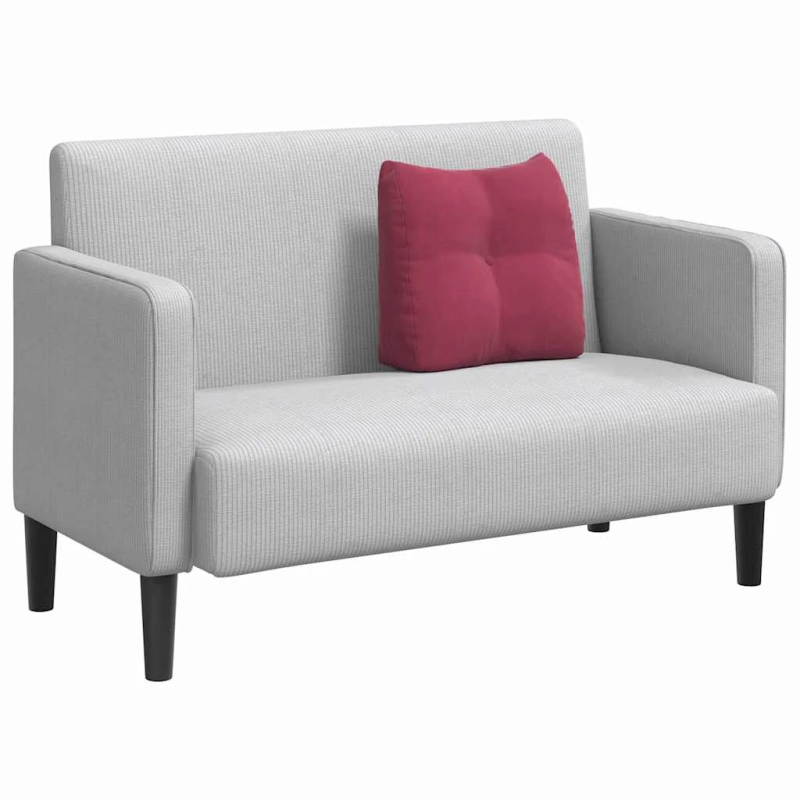 vidaXL Atpakaļ spilvens Vīna sarkans 45 x 24 x 50 cm Samts