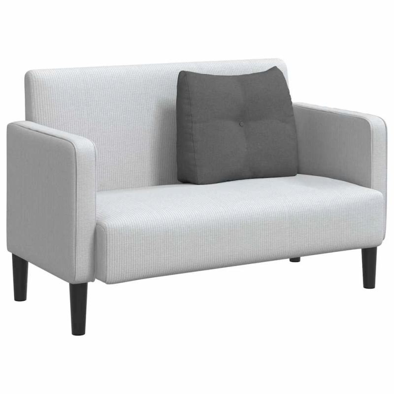 vidaXL Atpakaļ spilvens Tumši pelēks 60 x 24 x 50 cm audums