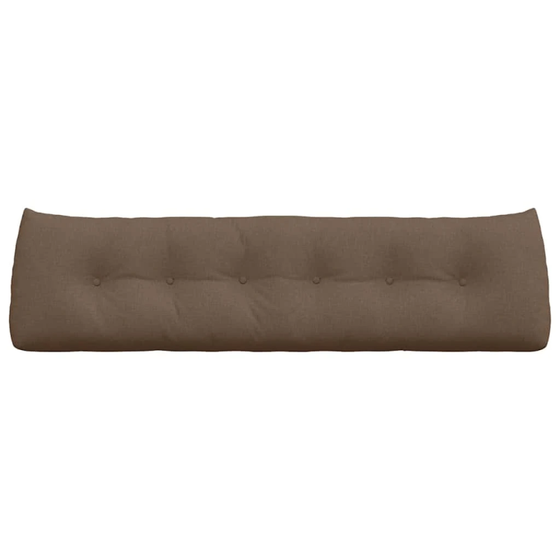 vidaXL Atpakaļ spilvens Brūna 180 x 24 x 50 cm audums